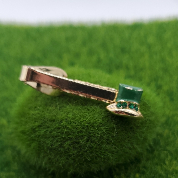 Tie Clip Leprechaun Hat St Patricks Day Irish Overflow - Picture 1 of 3